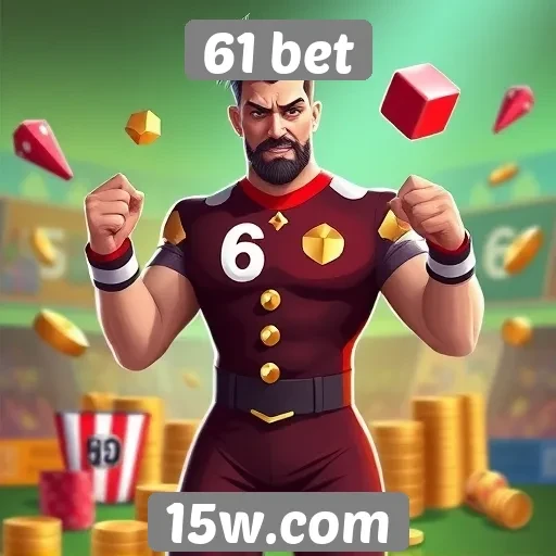 Variedade de jogos disponíveis na 61 bet